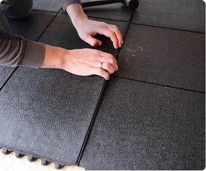 Industrial rubber mat Dubai