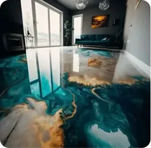 3D epoxy flooring