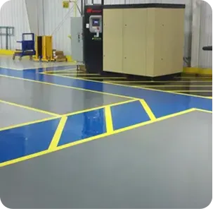 Industrial epoxy floor