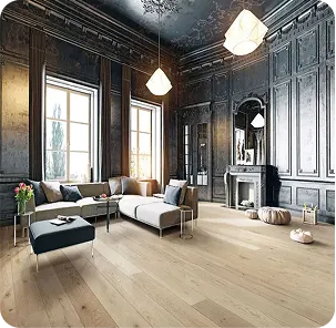 Wood look SPC flooring