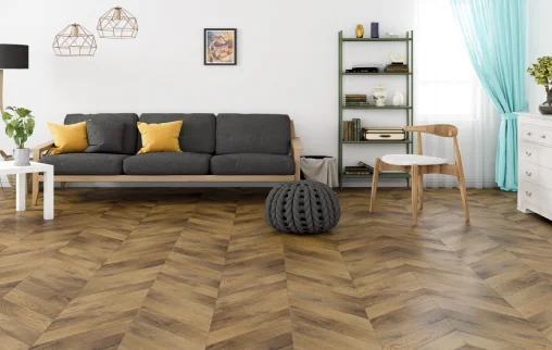 stylish parquet flooring