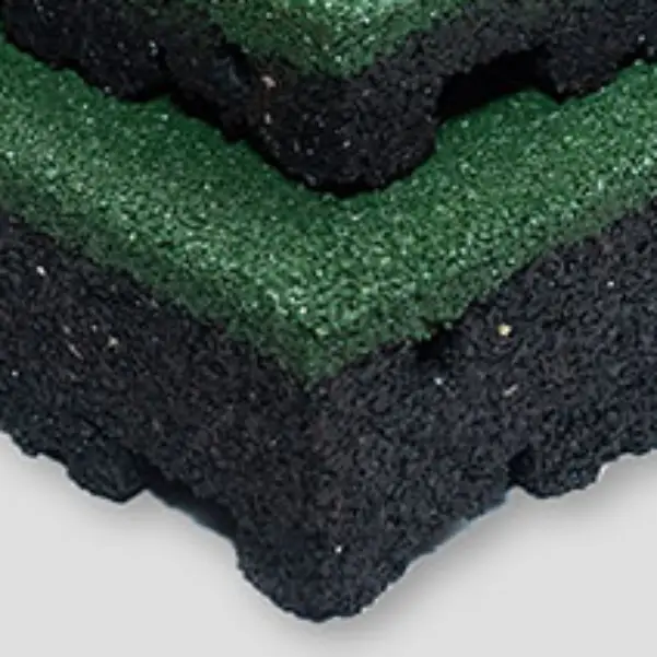 Duo Square Interlocking Rubber Tiles