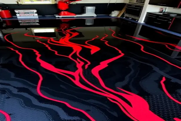 Luxury epoxy floor